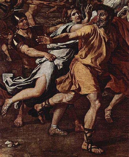 Nicolas Poussin Enlevement des Sabines, Detail oil painting picture